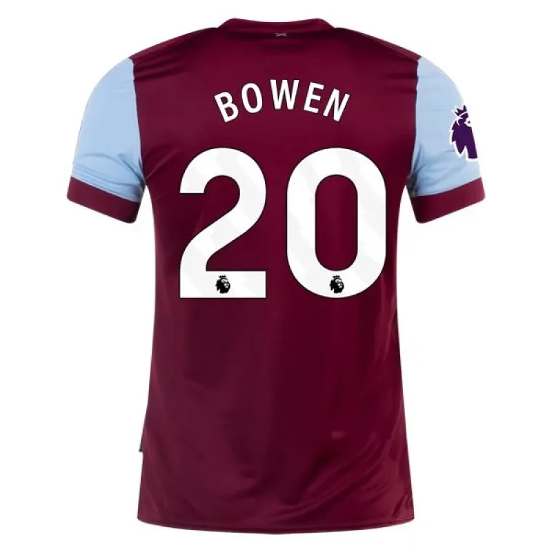 Men's Replica Umbro Bowen West Ham Home Jersey 2324