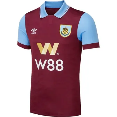Men's Replica Umbro Burnley Home Jersey 2324 01