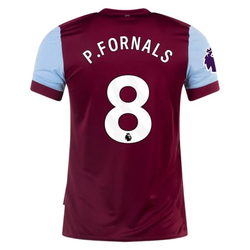 Men's Replica Umbro P. Fornals West Ham Home Jersey 2324