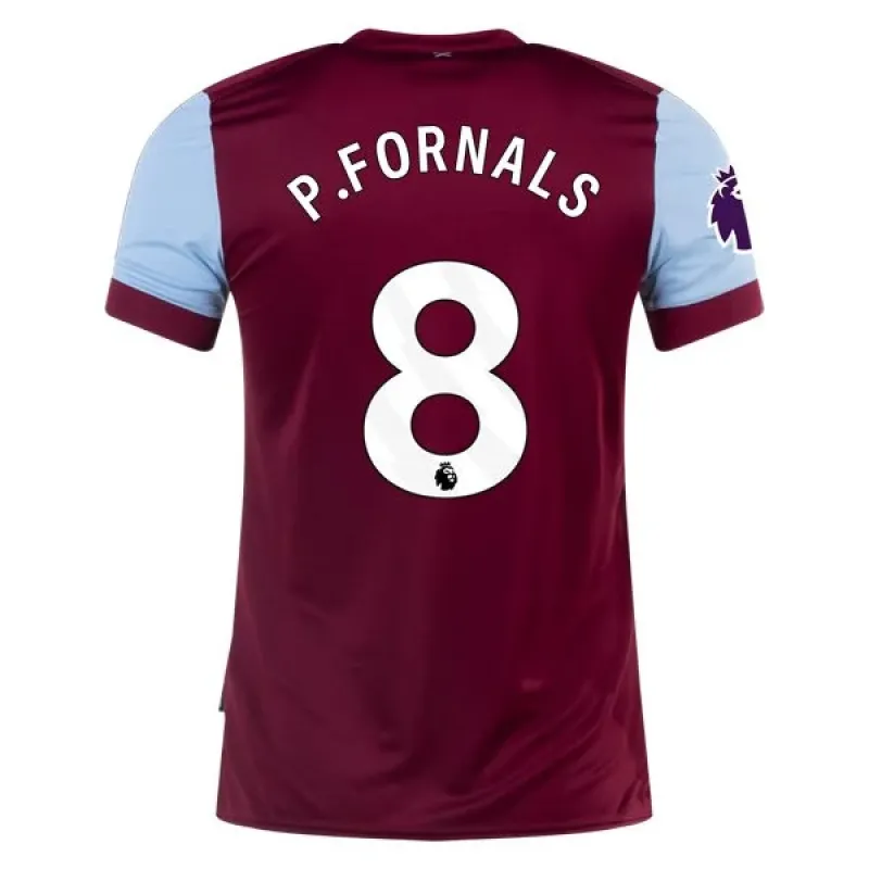 Men's Replica Umbro P. Fornals West Ham Home Jersey 2324