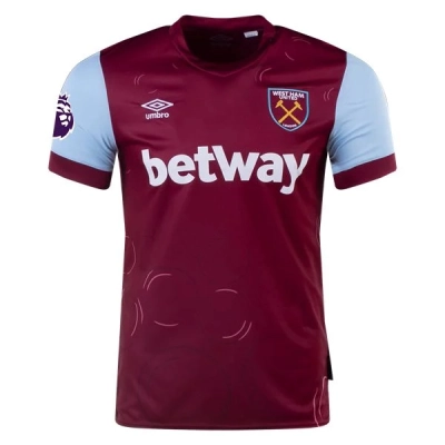 Men's Replica Umbro P. Fornals West Ham Home Jersey 2324 01