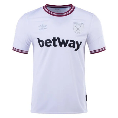 Men's Replica Umbro West Ham Away Jersey 2324 01