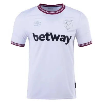 Men's Replica Umbro West Ham Away Jersey 2324 01