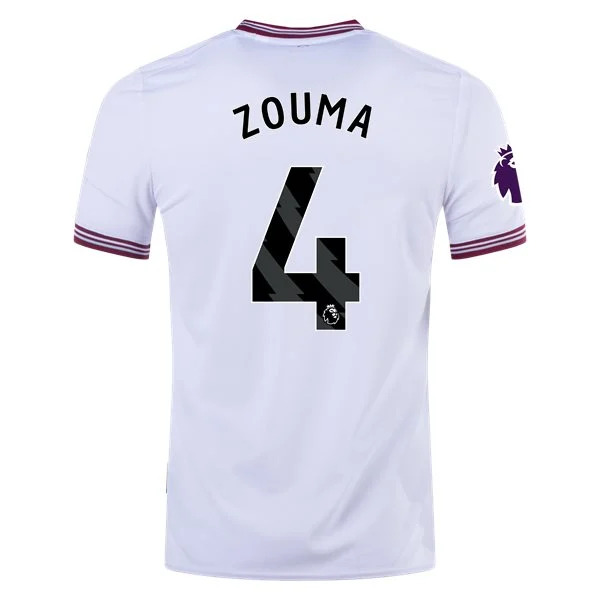 Men's Replica Umbro Zouma West Ham Away Jersey 2324