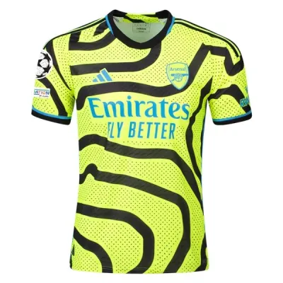 Men's Authentic Adidas Arsenal Away Jersey 2324 - UCL 01