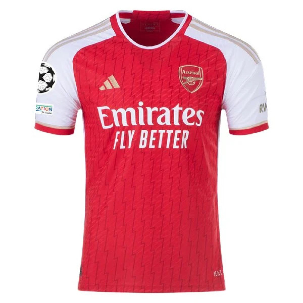 Men's Authentic Adidas Arsenal Home Jersey 2324 - UCL