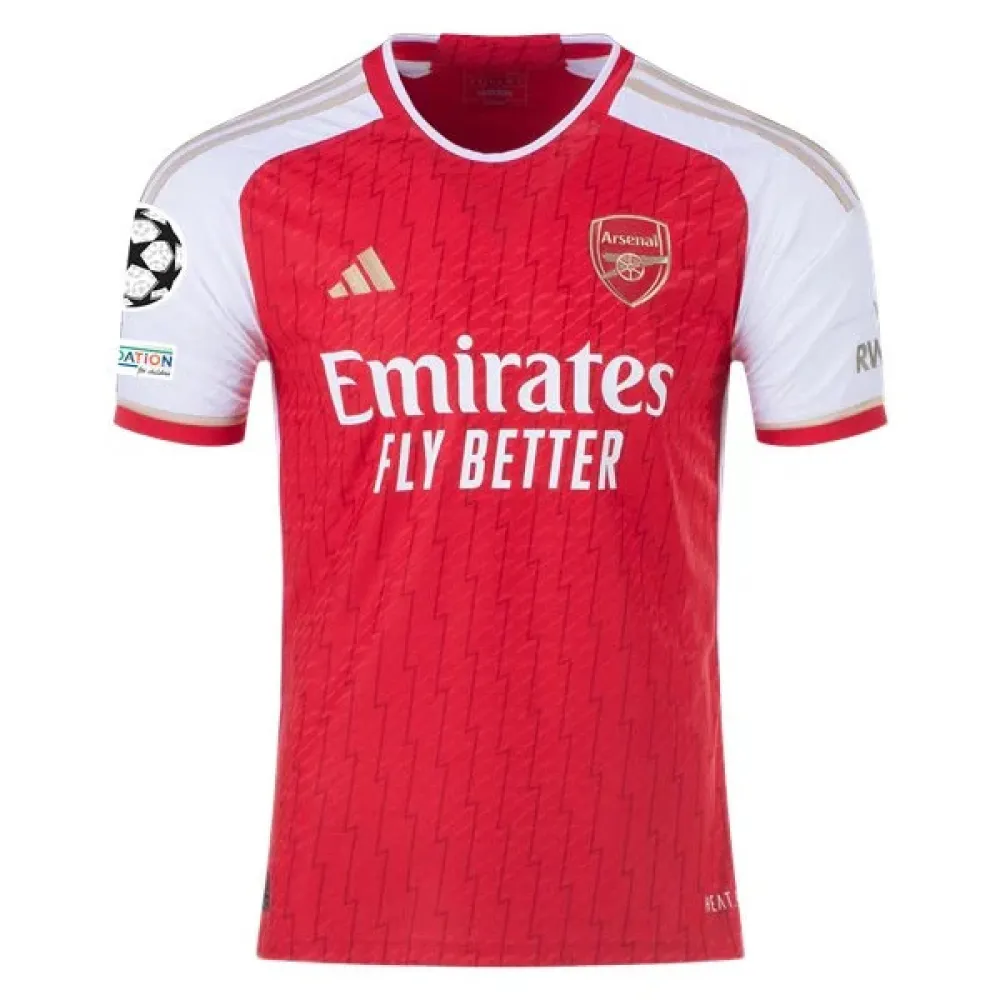 Men's Authentic Adidas Arsenal Home Jersey 2324 - UCL