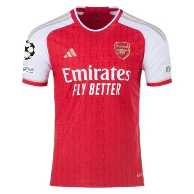 Men's Authentic Adidas Arsenal Home Jersey 2324 - UCL 01