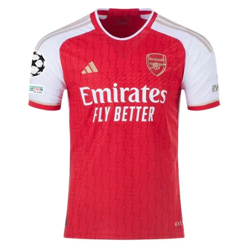 Men's Authentic Adidas Arsenal Home Jersey 2324 - UCL