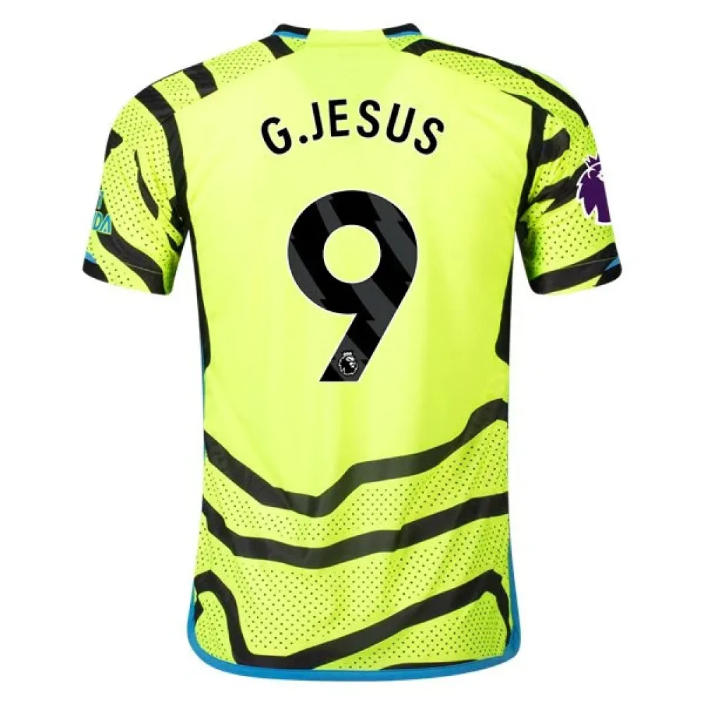 Men's Authentic Adidas G. Jesus Arsenal Away Jersey 2324