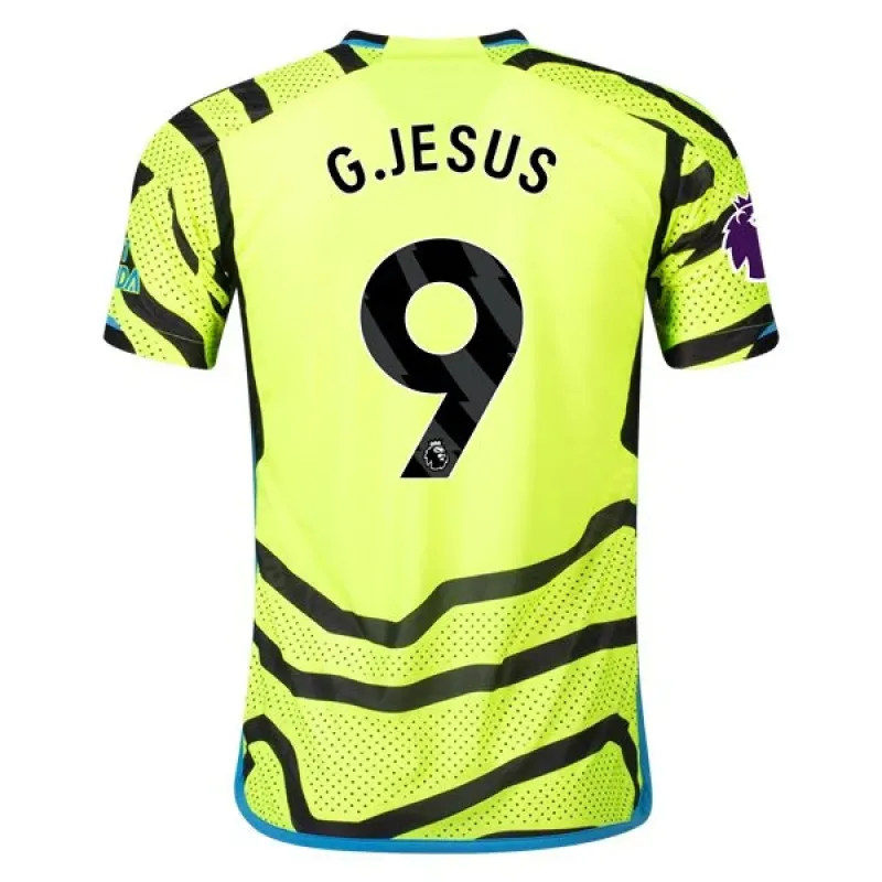 Men's Authentic Adidas G. Jesus Arsenal Away Jersey 2324