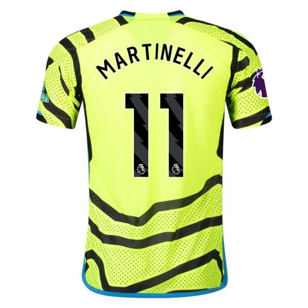Men's Authentic Adidas Martinelli Arsenal Away Jersey 2324