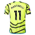 Men's Authentic Adidas Martinelli Arsenal Away Jersey 2324