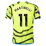 Men's Authentic Adidas Martinelli Arsenal Away Jersey 2324