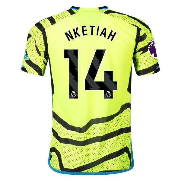 Men's Authentic Adidas Nketiah Arsenal Away Jersey 2324
