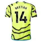 Men's Authentic Adidas Nketiah Arsenal Away Jersey 2324