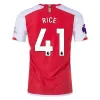 Men's Authentic Adidas Rice Arsenal Home Jersey 2324