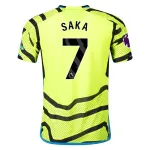 Men's Authentic Adidas Saka Arsenal Away Jersey 2324