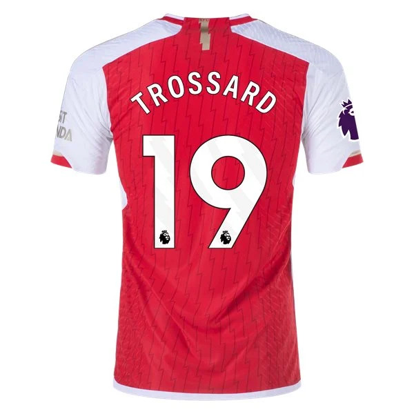 Men's Authentic Adidas Trossard Arsenal Home Jersey 2324