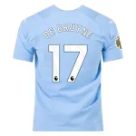 Men's Authentic Puma De Bruyne Manchester City Home Jersey 2324 - CWC