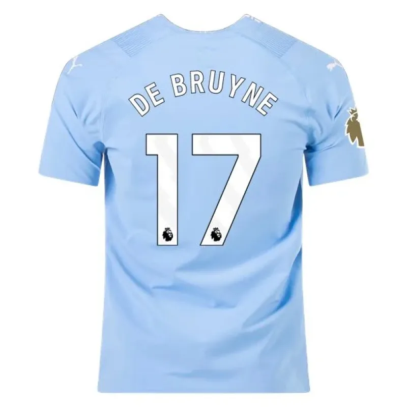 Men's Authentic Puma De Bruyne Manchester City Home Jersey 2324 - CWC