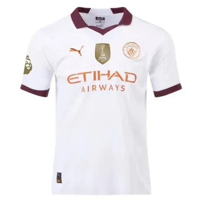 Men's Authentic Puma Doku Manchester City Away Jersey 2324 - CWC 01