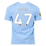 Men's Authentic Puma Foden Manchester City Home Jersey 2324 - CWC