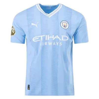 Men's Authentic Puma Haaland Manchester City Home Jersey 2324 01