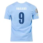 Men's Authentic Puma Haaland Manchester City Home Jersey 2324 - UCL