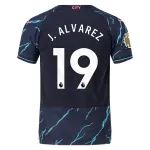 Men's Authentic Puma J. Alvarez Manchester City Third Jersey 2324 - CWC