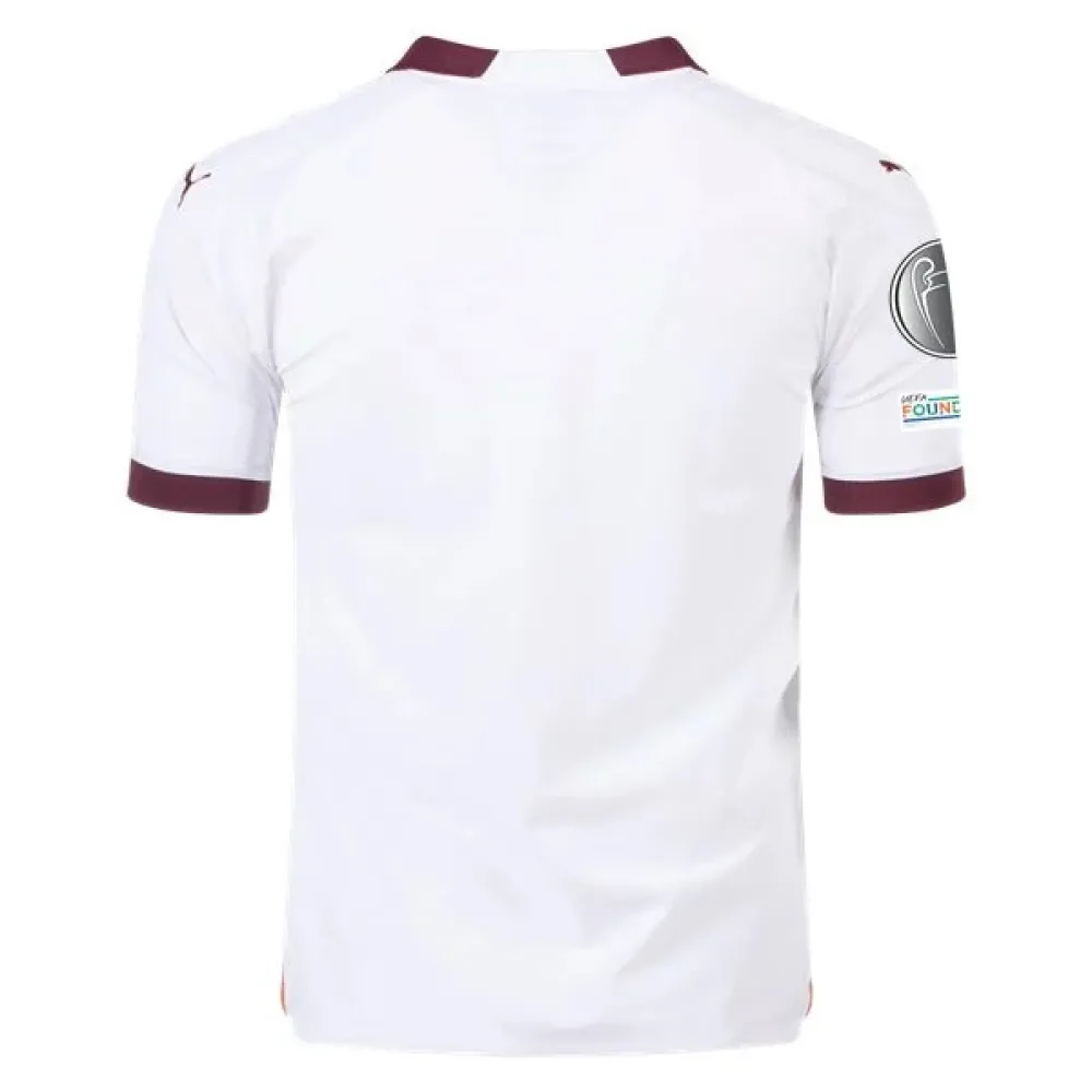 Men's Authentic Puma Manchester City Away Jersey 2324 - UCL