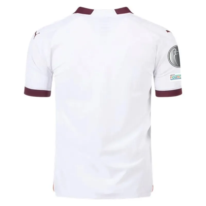 Men's Authentic Puma Manchester City Away Jersey 2324 - UCL