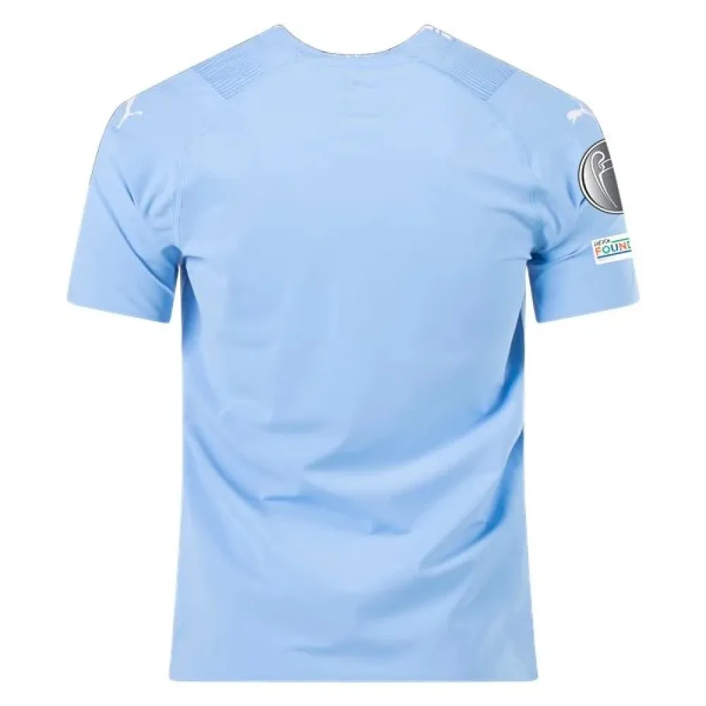Men's Authentic Puma Manchester City Home Jersey 2324 - UCL