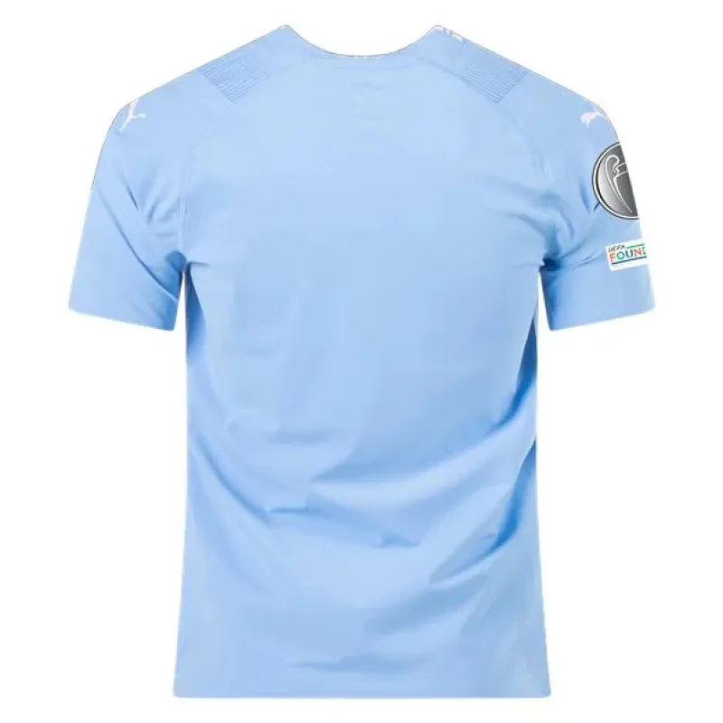 Men's Authentic Puma Manchester City Home Jersey 2324 - UCL