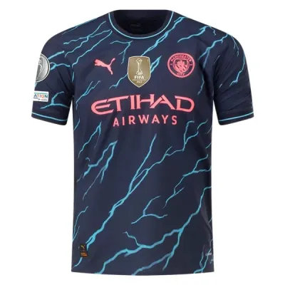Men's Authentic Puma Manchester City Third Jersey 2324 - UCL 01