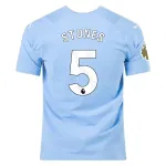 Men's Authentic Puma Stones Manchester City Home Jersey 2324 - CWC