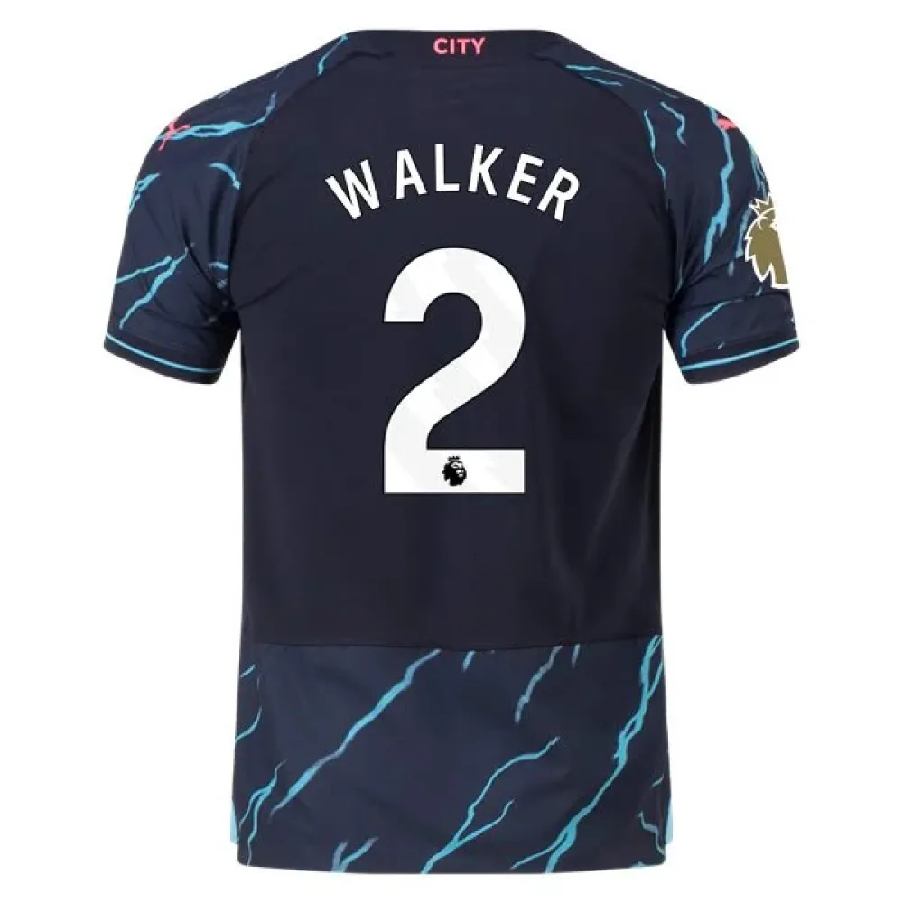 Men's Authentic Puma Walker Manchester City Third Jersey 2324 - CWC