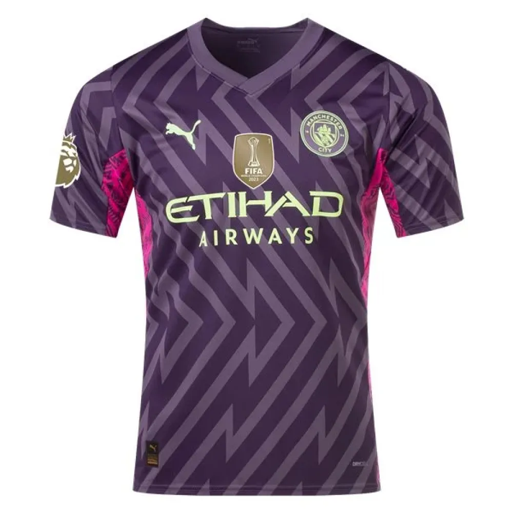 Men's Puma Manchester City Ederson M. Goalkeeper Jersey 2324 - CWC