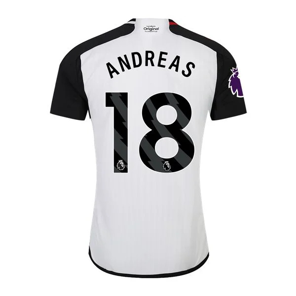 Men's Replica Adidas Andreas Fulham Home Jersey 2324