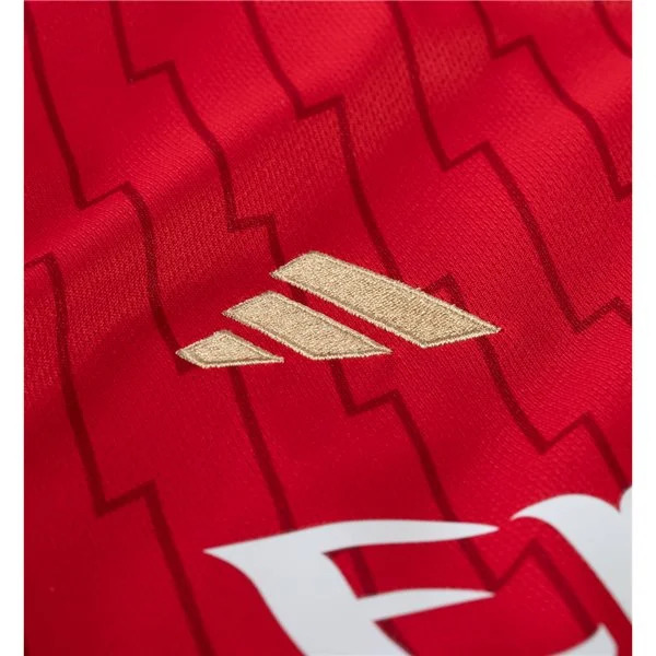 Men's Replica Adidas Arsenal Long Sleeve Home Jersey 2324