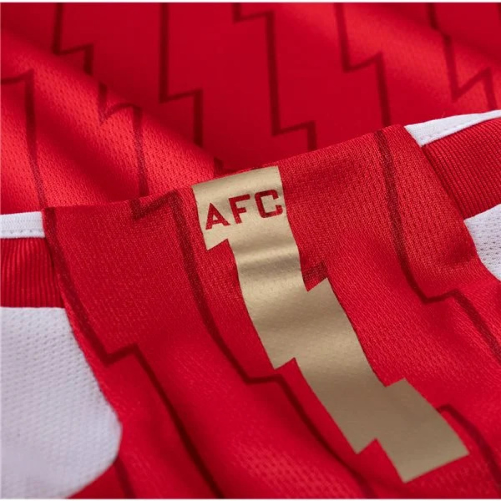Men's Replica Adidas Arsenal Long Sleeve Home Jersey 2324