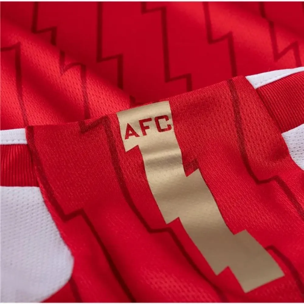 Men's Replica Adidas Arsenal Long Sleeve Home Jersey 2324