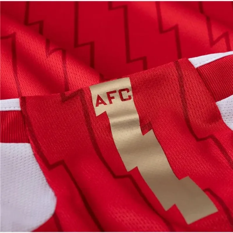 Men's Replica Adidas Arsenal Long Sleeve Home Jersey 2324