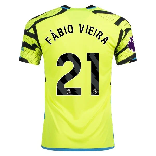 Men's Replica Adidas Fabio Vieira Arsenal Away Jersey 2324