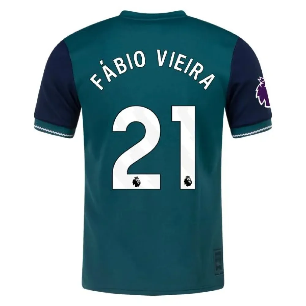 Men's Replica Adidas Fabio Vieira Arsenal Lifestyler Third Jersey 2324