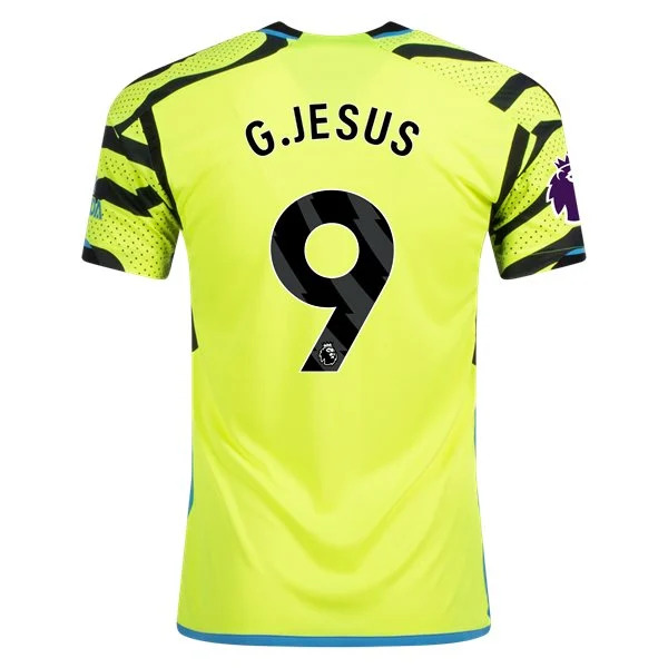 Men's Replica Adidas G. Jesus Arsenal Away Jersey 2324