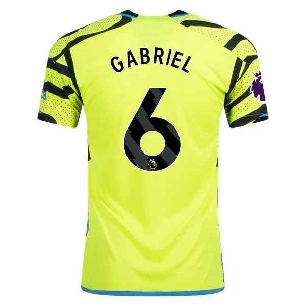 Men's Replica Adidas Gabriel Arsenal Away Jersey 2324