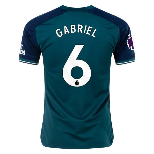 Men's Replica Adidas Gabriel Arsenal Third Jersey 2324