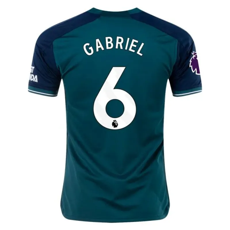 Men's Replica Adidas Gabriel Arsenal Third Jersey 2324