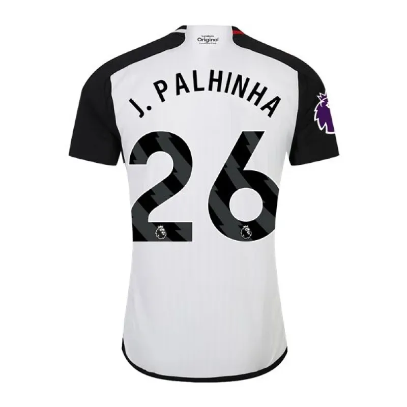 Men's Replica Adidas J. Palhinha Fulham Home Jersey 2324